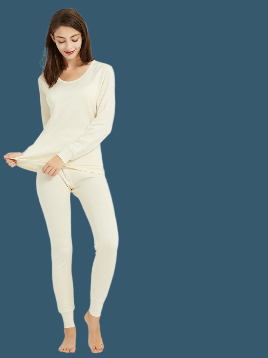 Thermal Top and Leggings Long Underwear 100% Merino Wool