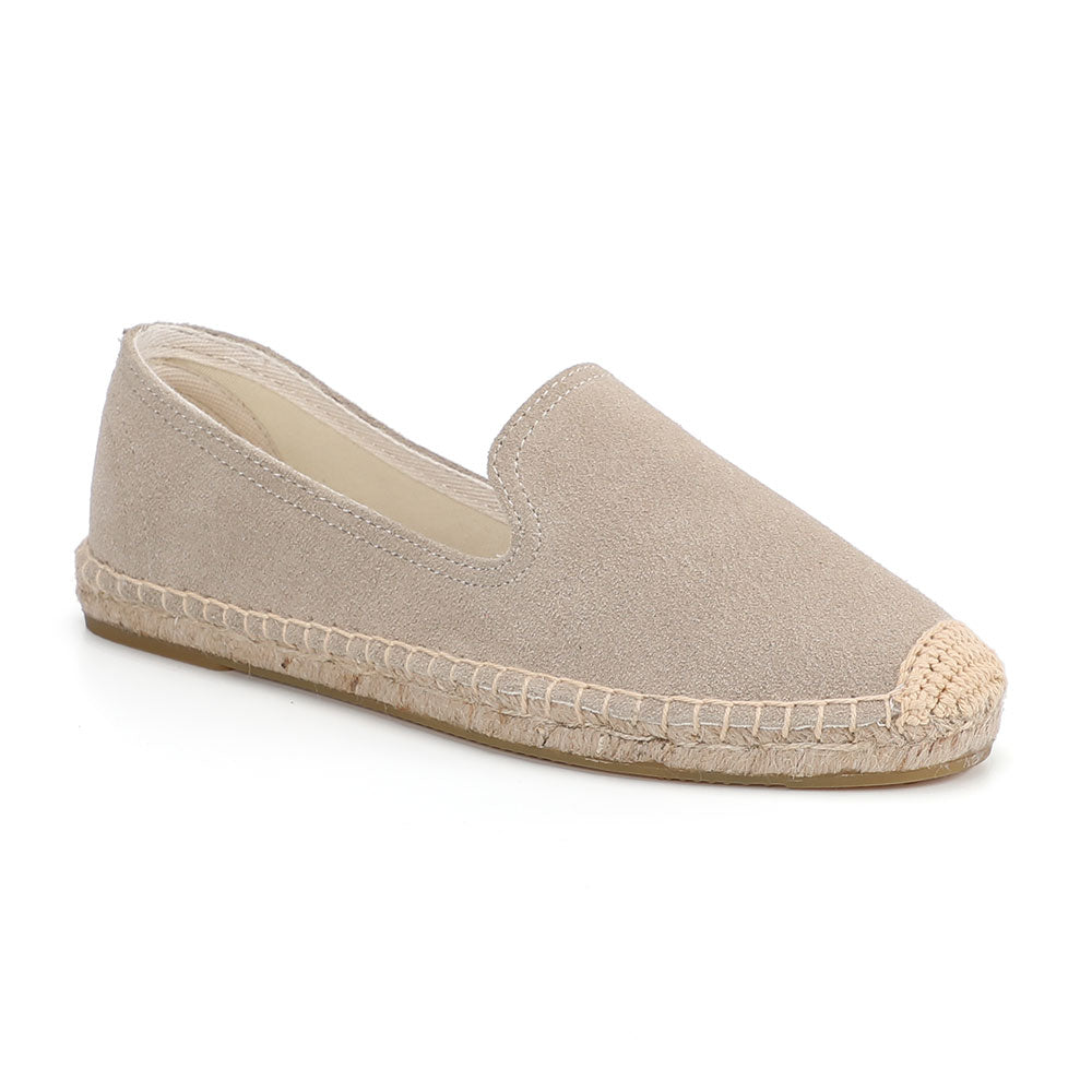 Natural Suede Espadrilles