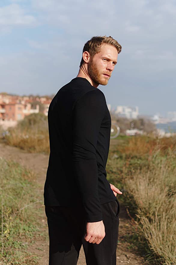 Long Sleeved T-Shirt 100% Merino Wool