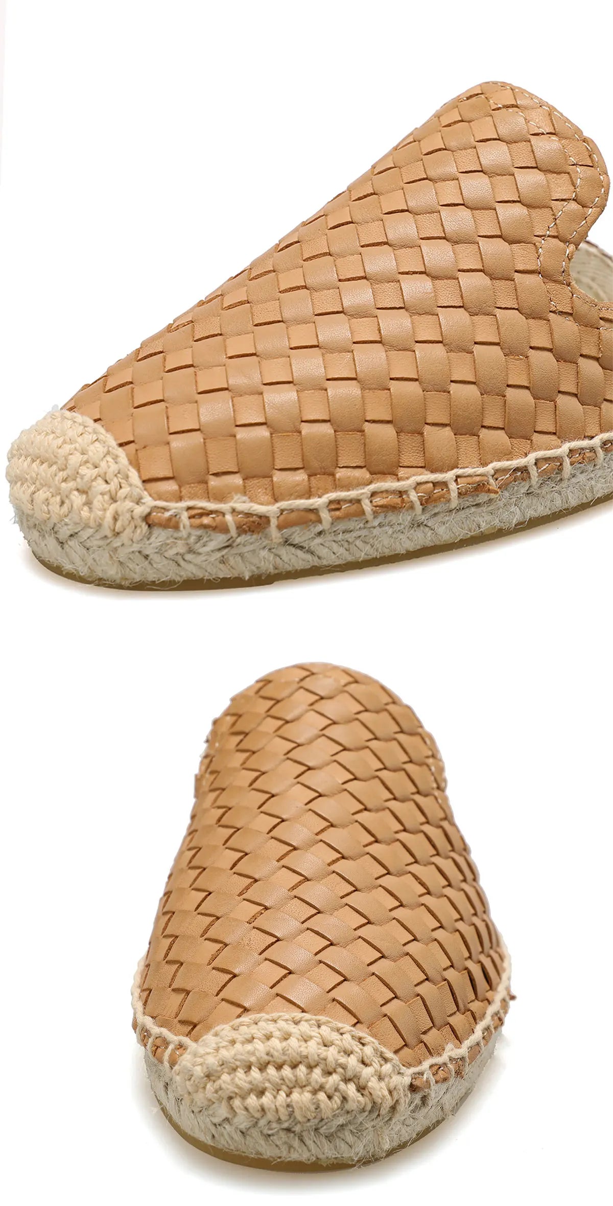 Genuine Leather Summer Flat Mules