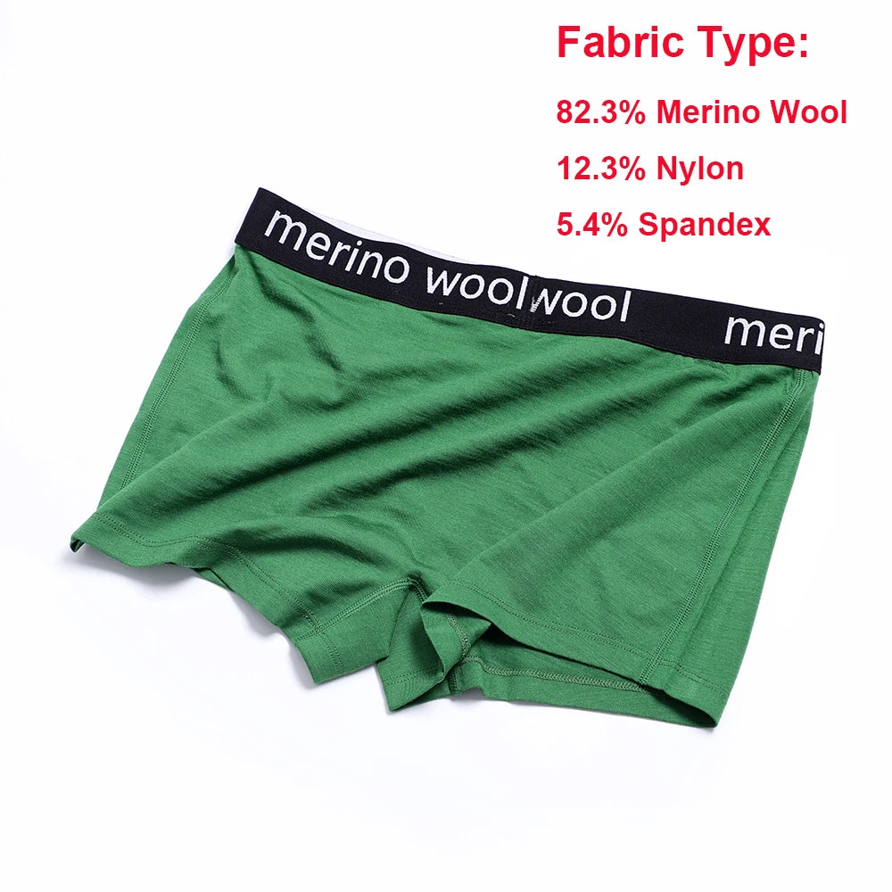 Women's Merino Wool Blend Boxer Briefs