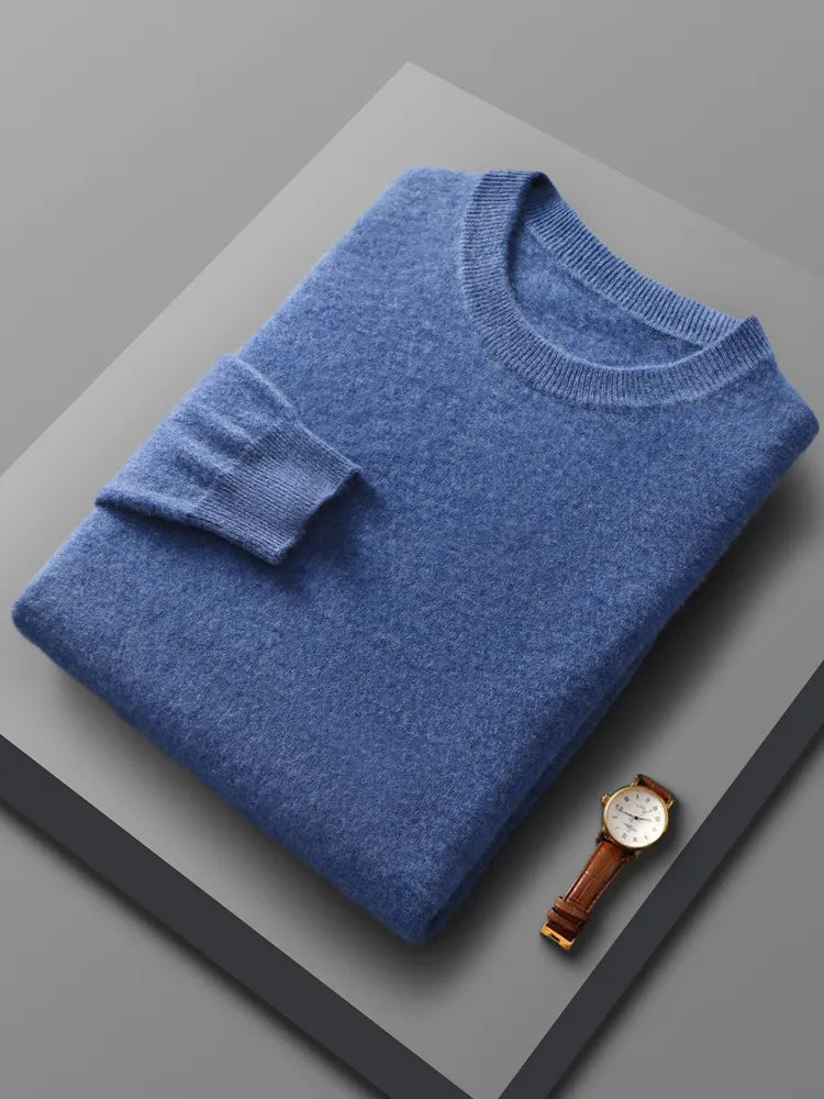 Men's 100% Merino Wool Pullover Sweater