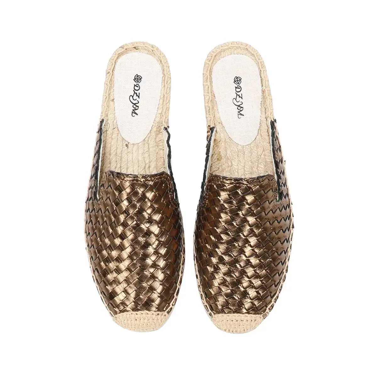 Genuine Leather Summer Flat Mules