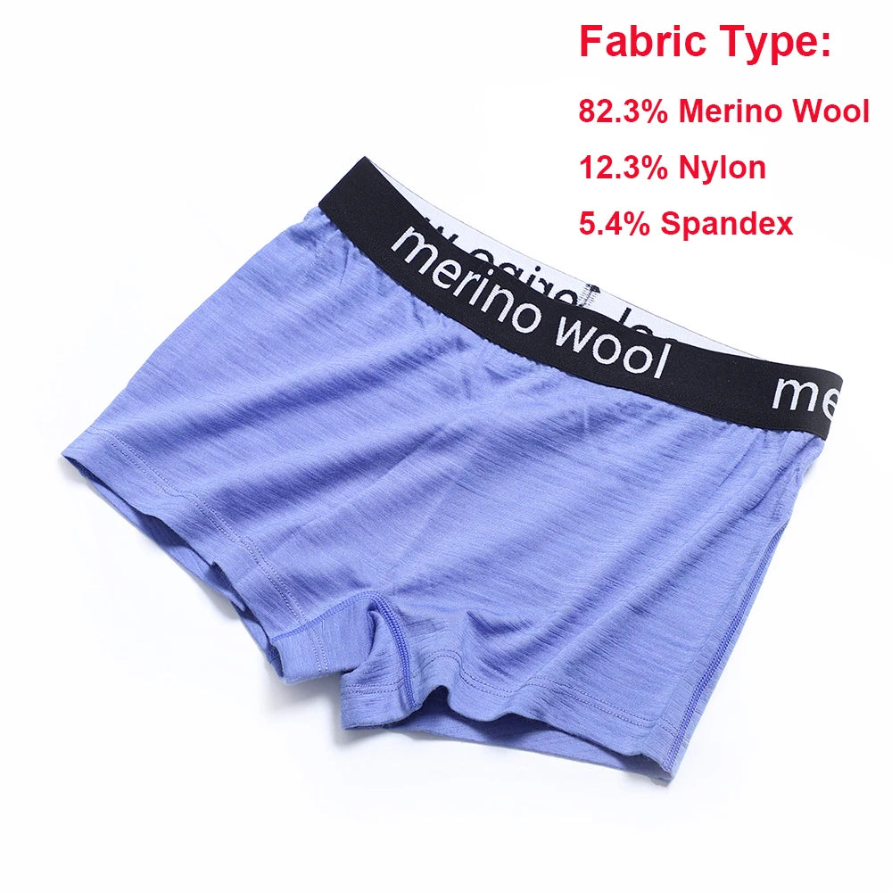 Women's Merino Wool Blend Boxer Briefs
