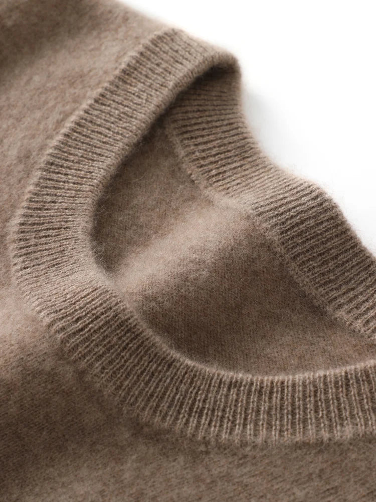 Men's 100% Merino Wool Pullover Sweater