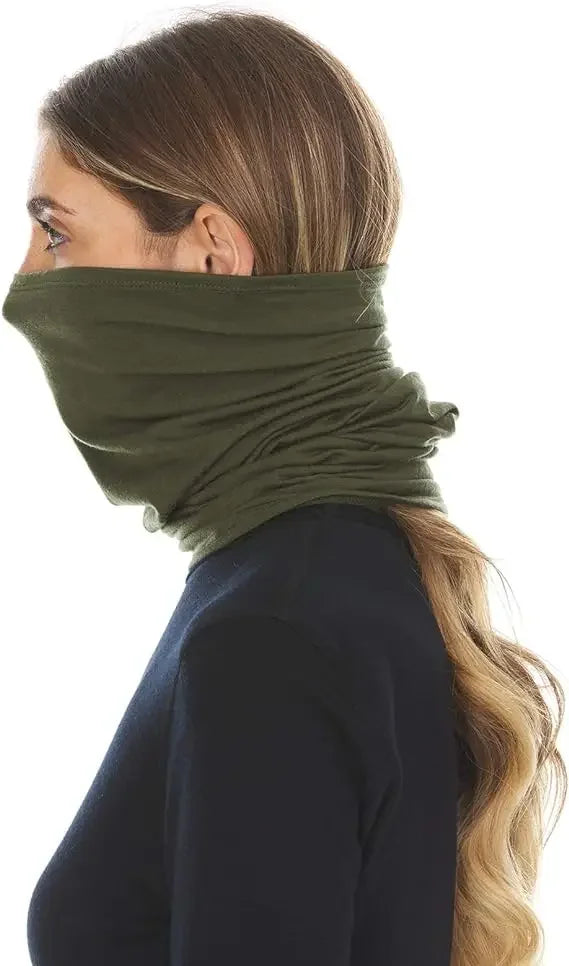 Neck Gaiter 100% Merino Wool For Men and Women