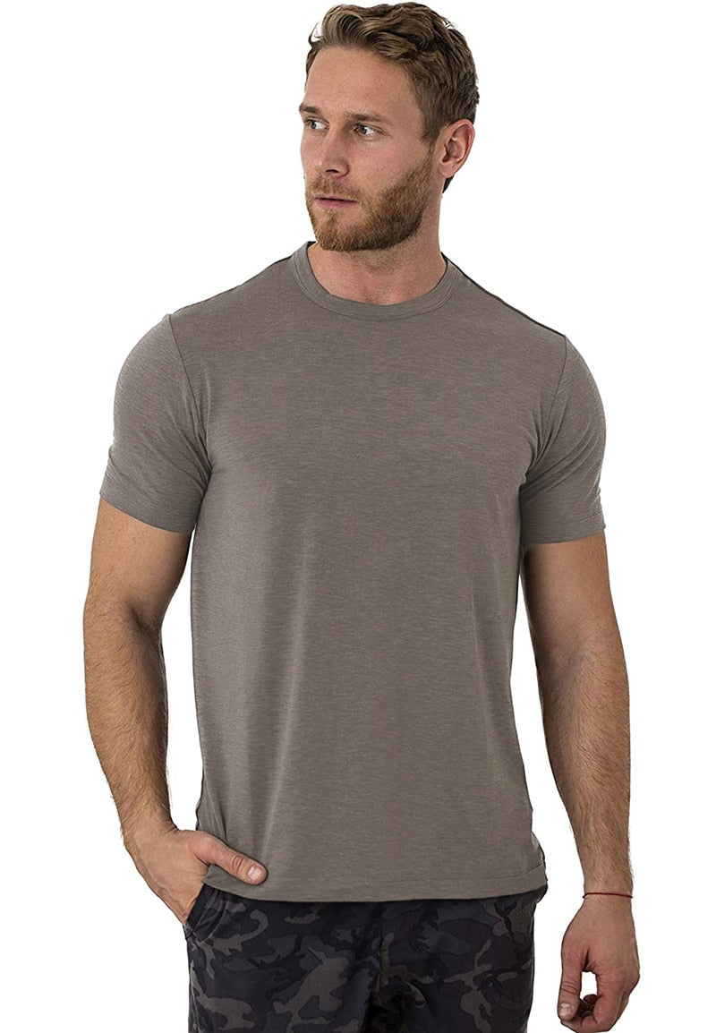 Natural Sweat Absorbing Wool Short Sleeved T-Shirt