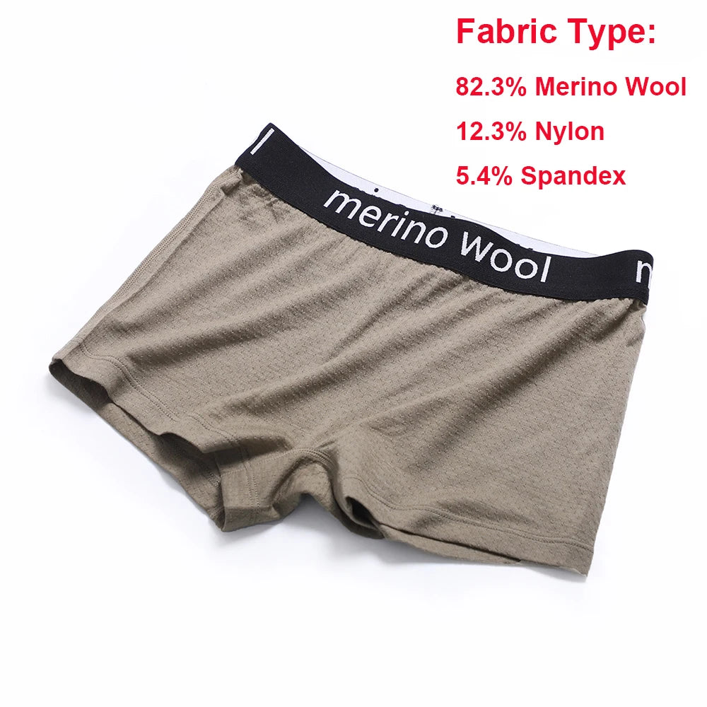 Women's Merino Wool Blend Boxer Briefs