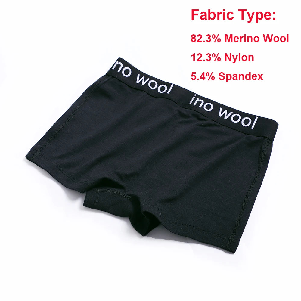 Women's Merino Wool Blend Boxer Briefs