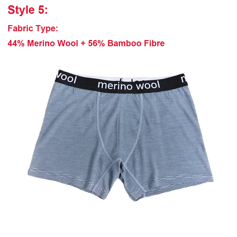 Men's Underwear 40% Merino Wool Blend Boxershorts