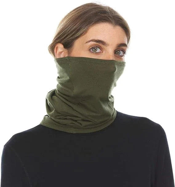 Neck Gaiter 100% Merino Wool For Men and Women