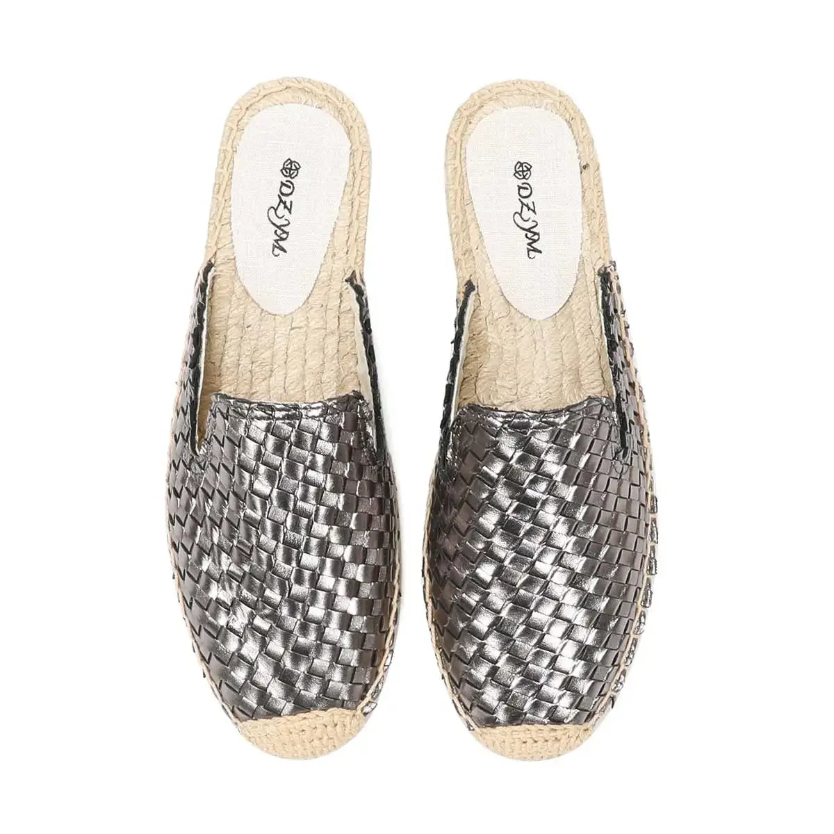 Genuine Leather Summer Flat Mules