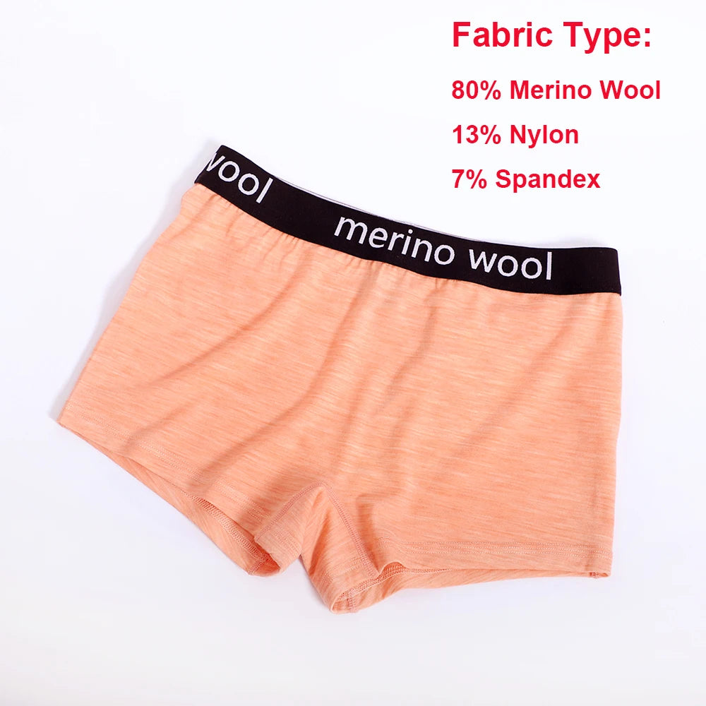 Women's Merino Wool Blend Boxer Briefs