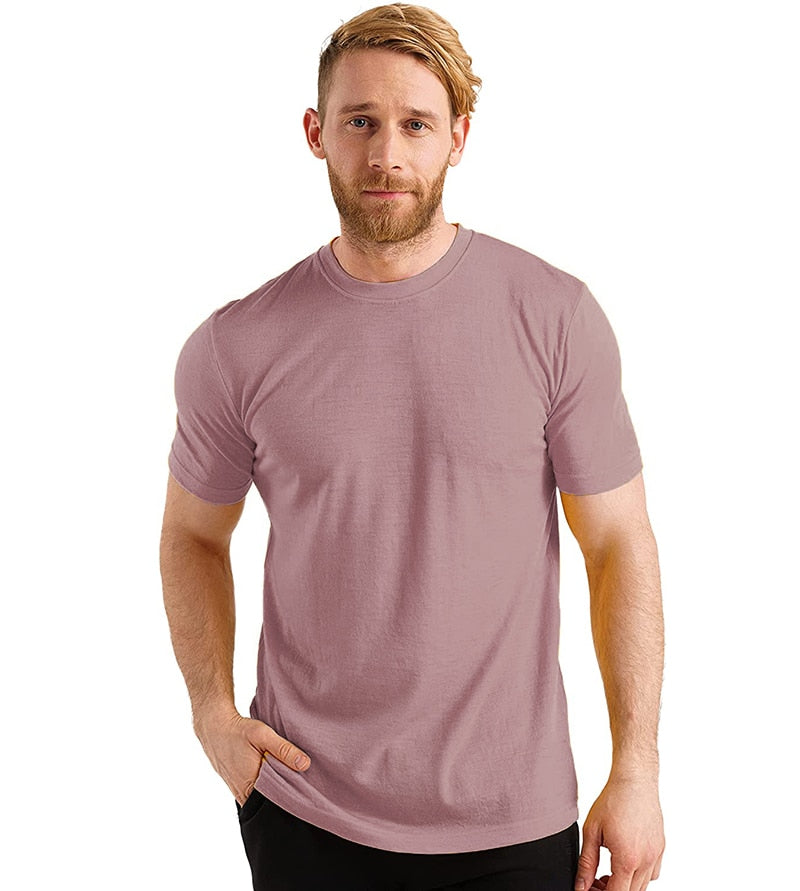 Natural Sweat Absorbing Wool Short Sleeved T-Shirt