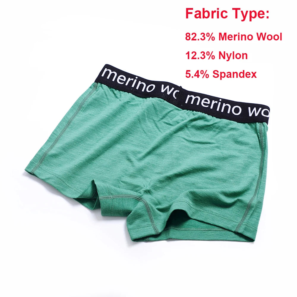 Women's Merino Wool Blend Boxer Briefs