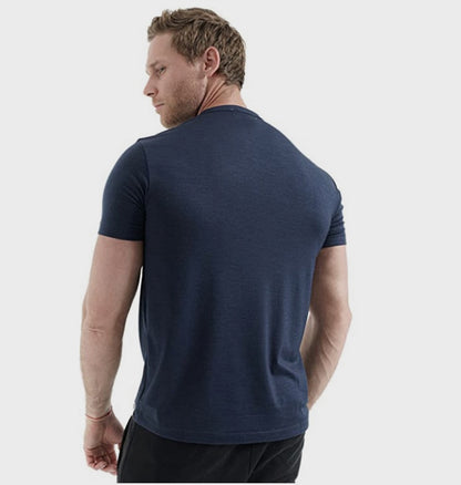 Natural Sweat Absorbing Wool Short Sleeved T-Shirt