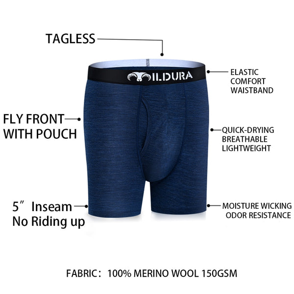 Men's Underwear 100% Merino Wool         40%off when add to cart!