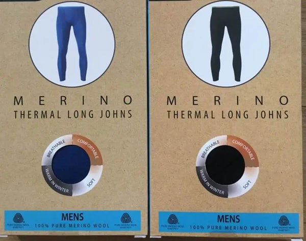 Baselayer Men's 100% Merino Wool Leggings 40% off when add to cart!