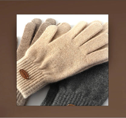 Women's 100% Cashmere Knitted Gloves