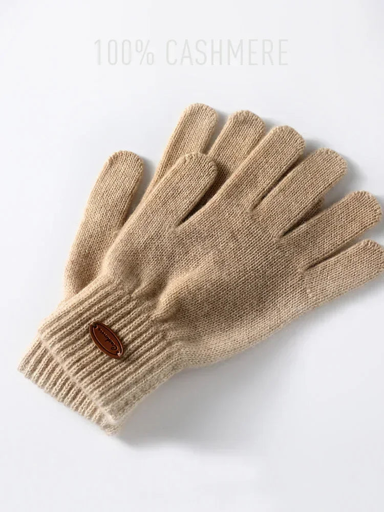 Women's 100% Cashmere Knitted Gloves