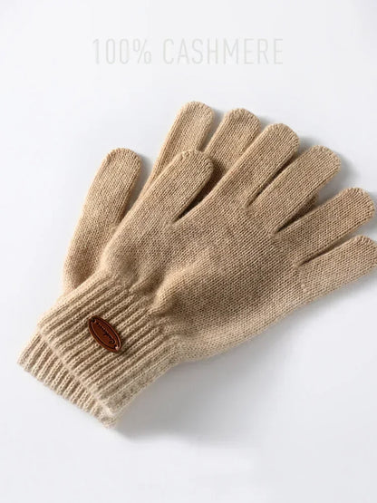 Women's 100% Cashmere Knitted Gloves