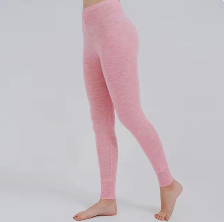 Womens 100% Merino Wool Leggings