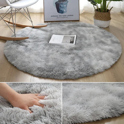 Ultra Soft Plush Round Rug Mat