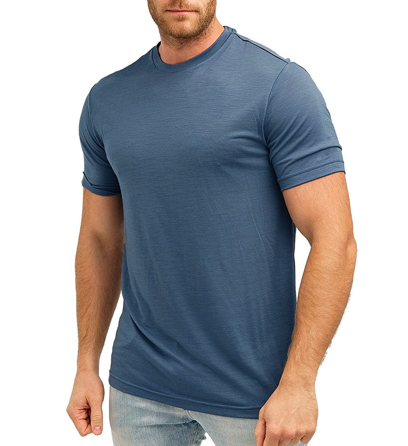 Short Sleeved Shirt 100% Soft Merino Wool