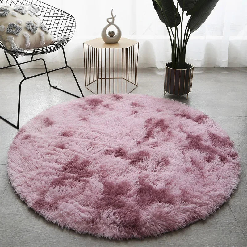 Ultra Soft Plush Round Rug Mat