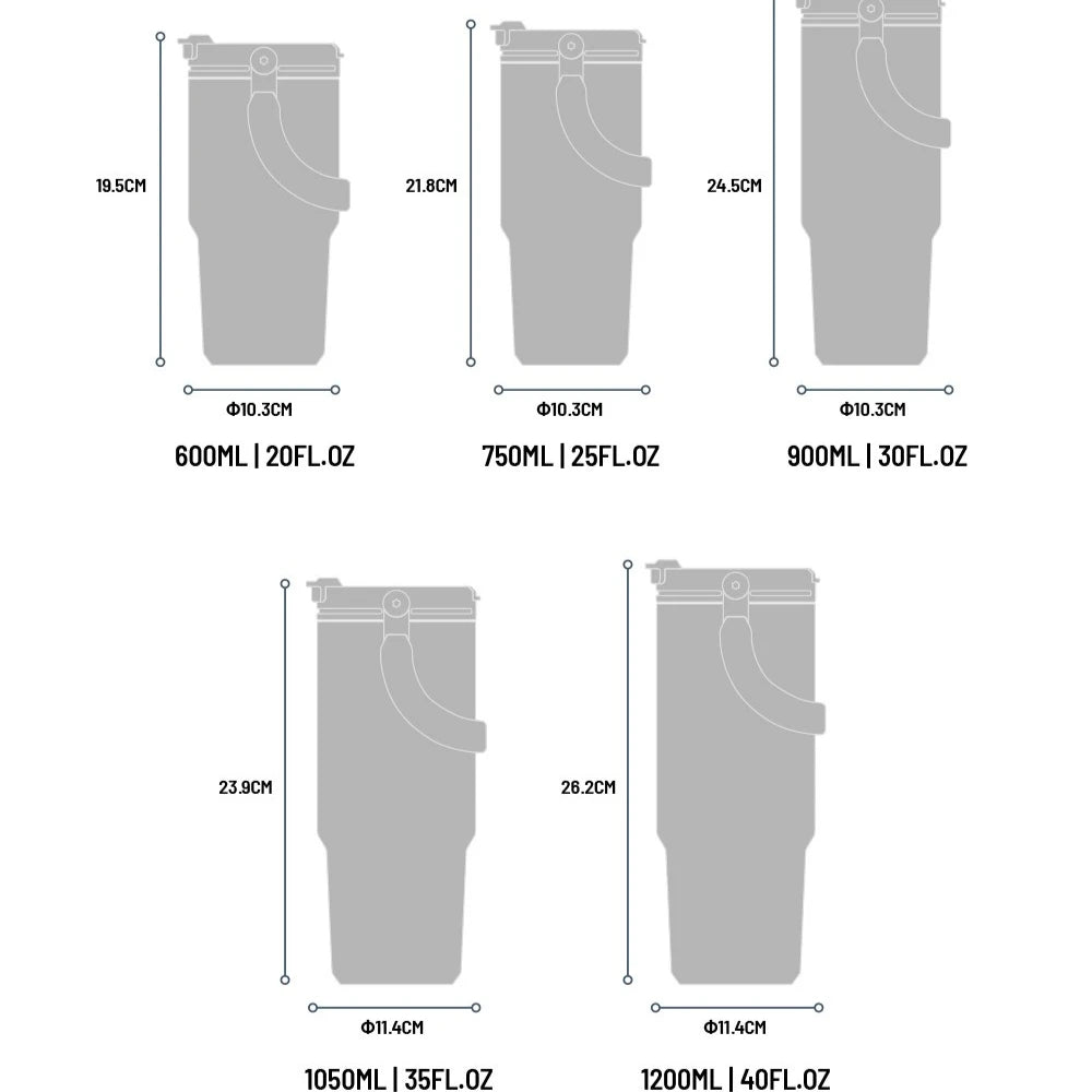 Large-Capacity Vacuum Flasks
