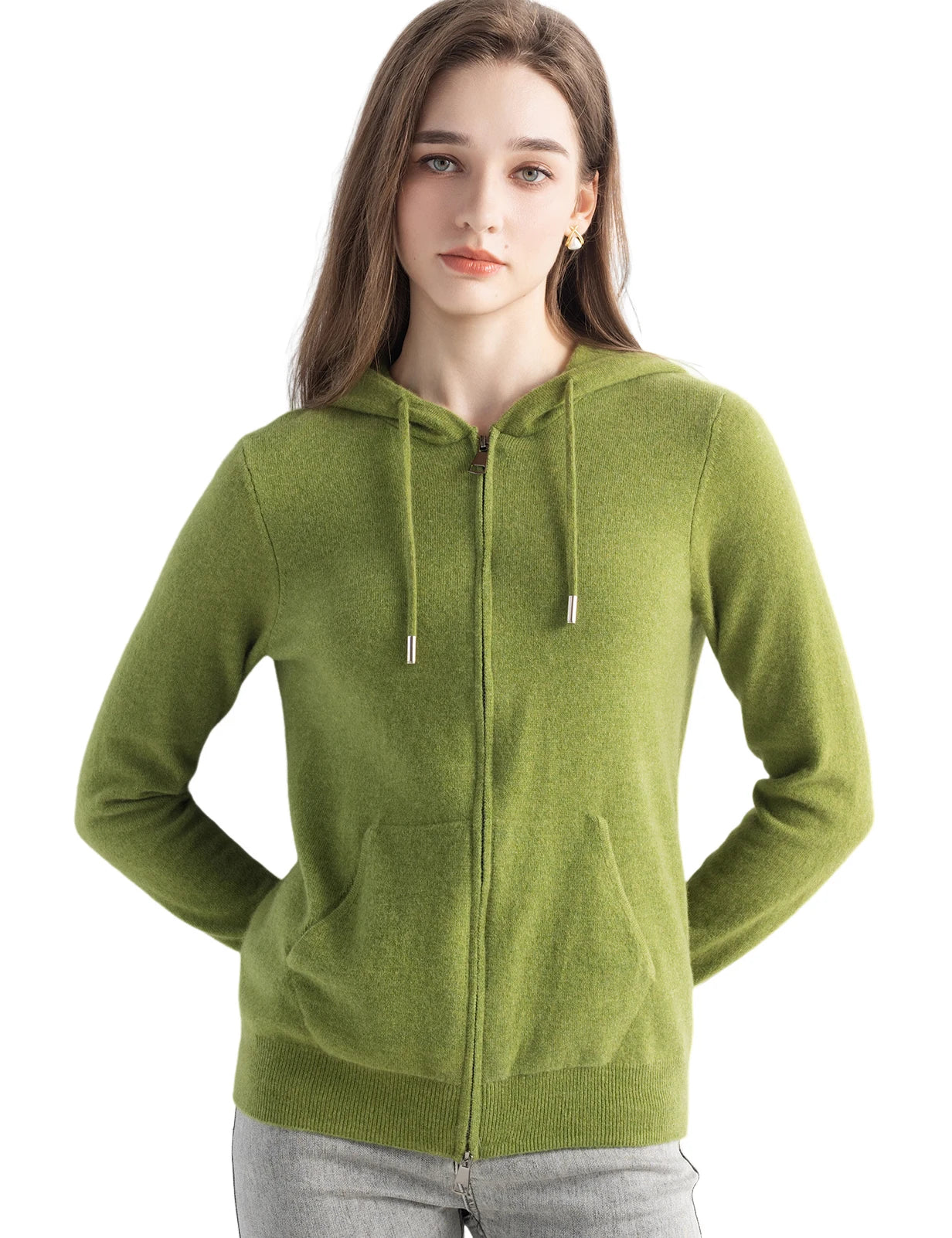 Hooded 100% Cashmere Sweater