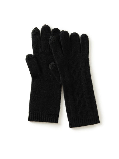 Women's 100% Cashmere Stylish Gloves