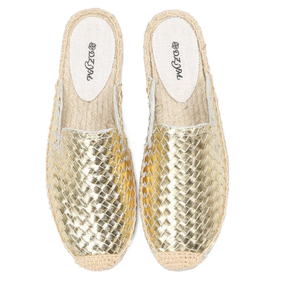 Genuine Leather Summer Flat Mules