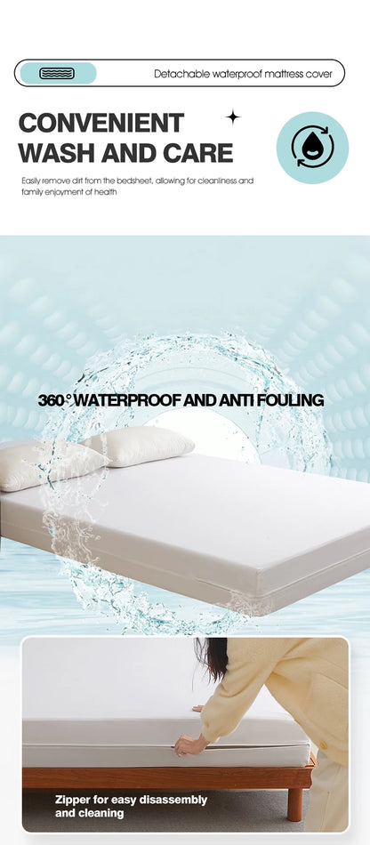 Waterproof Mattress Protector with Zipper