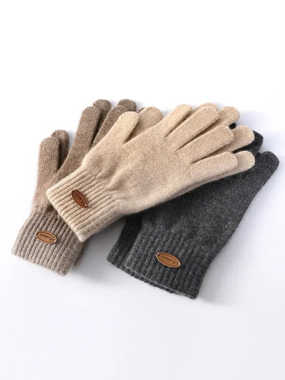 Women's 100% Cashmere Knitted Gloves