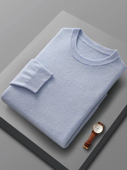Men's 100% Merino Wool Pullover Sweater