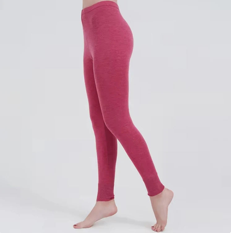 Womens 100% Merino Wool Leggings