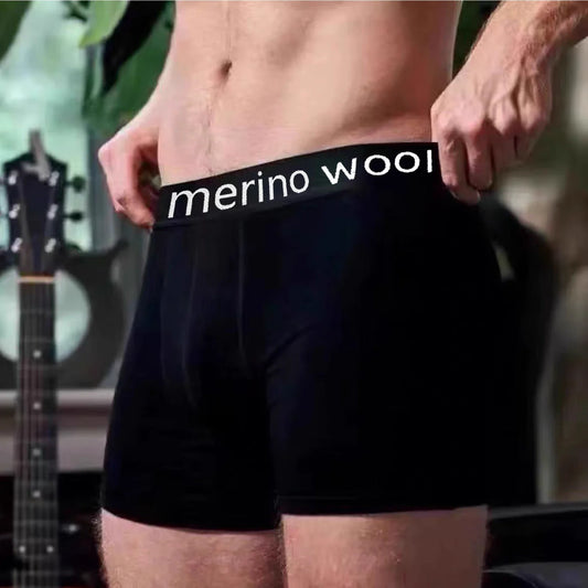 Men's Underwear 40% Merino Wool Blend Boxershorts