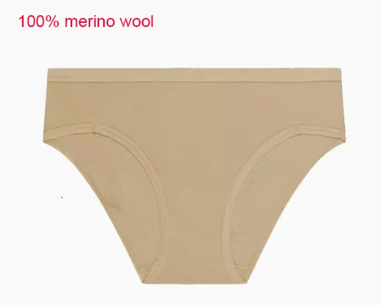 Women's Underwear 100% Merino Wool Bikini and High Rise 40% off when add to cart!