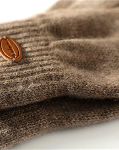 Women's 100% Cashmere Knitted Gloves