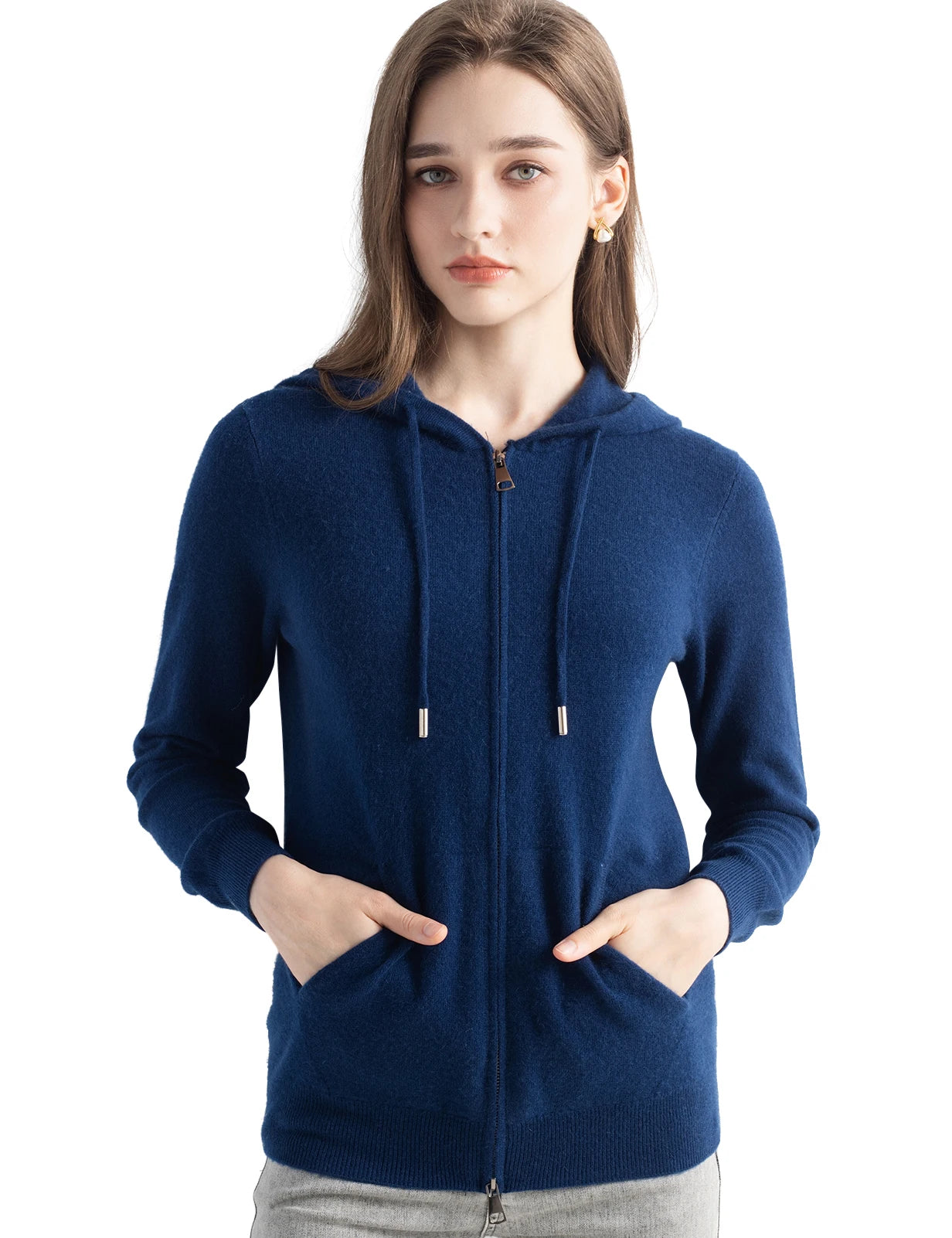 Hooded 100% Cashmere Sweater