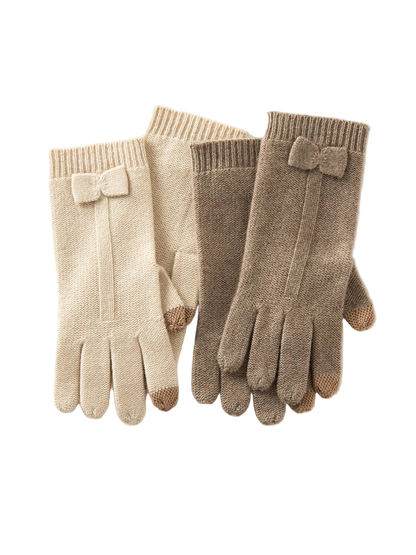 Women's 100% Cashmere Stylish Gloves