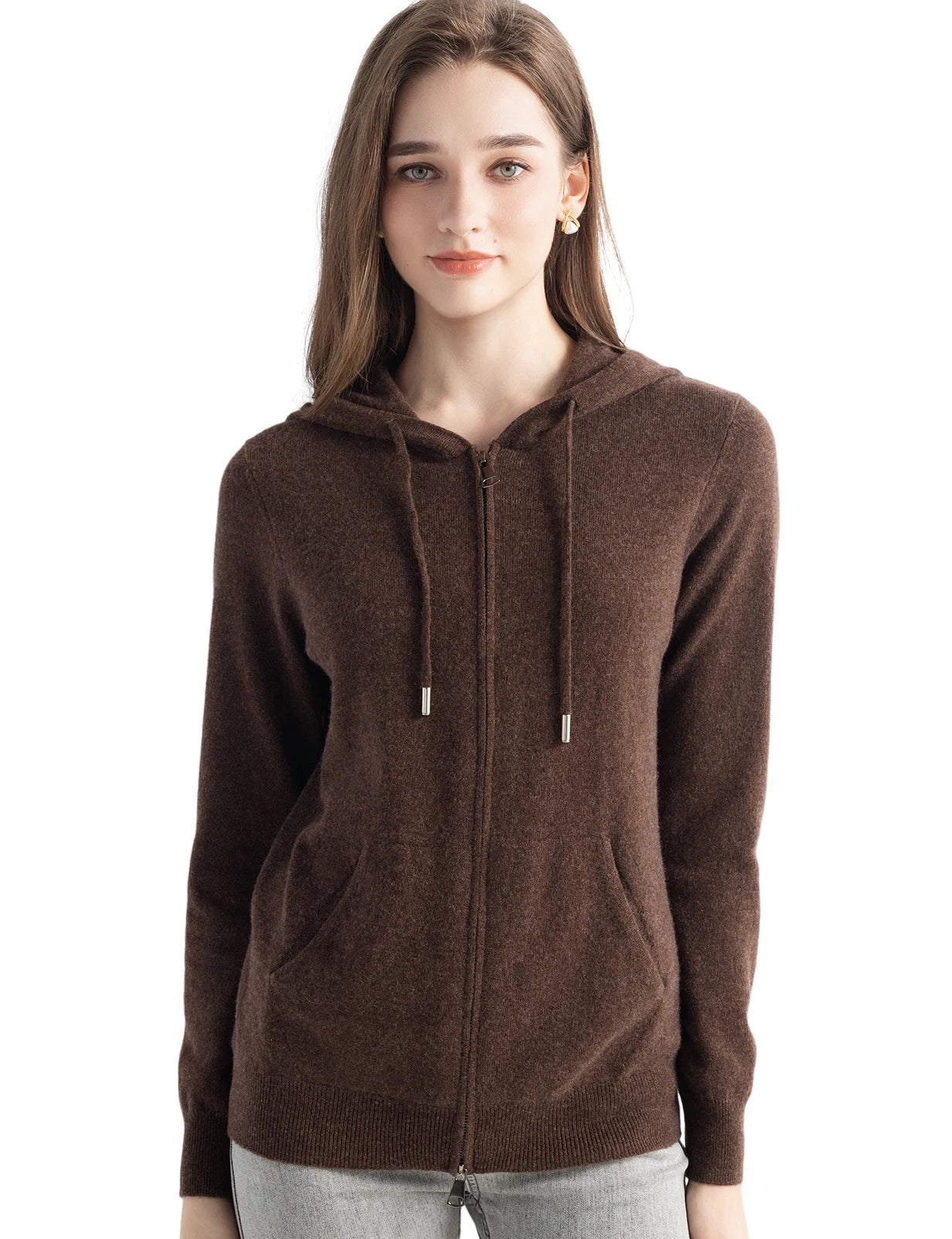 Hooded 100% Cashmere Sweater