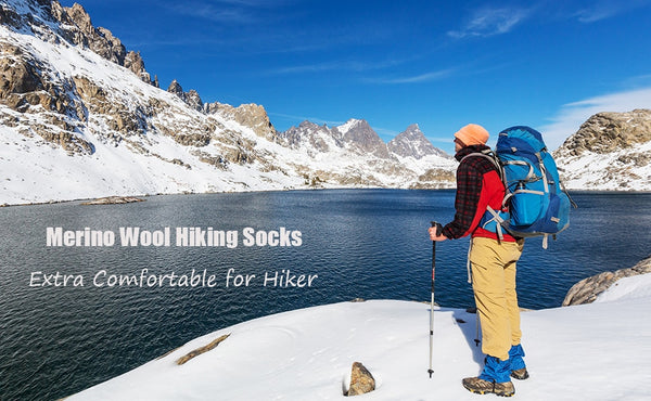 Hiking Socks 80% Merino Wool For Men and Women 40%off when add to cart!