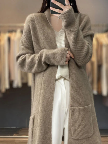 Knitted Cardigan 100% Merino Wool