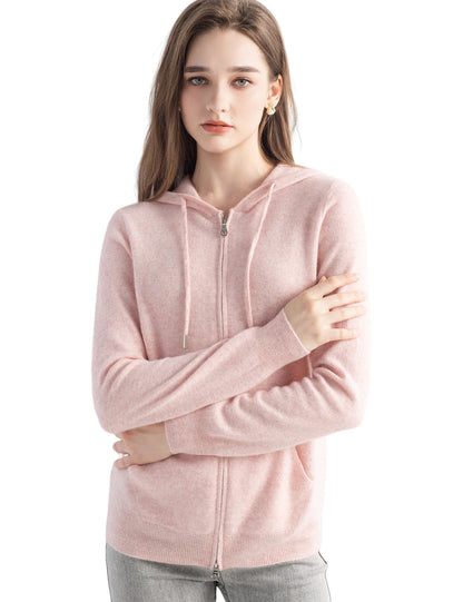 Hooded 100% Cashmere Sweater