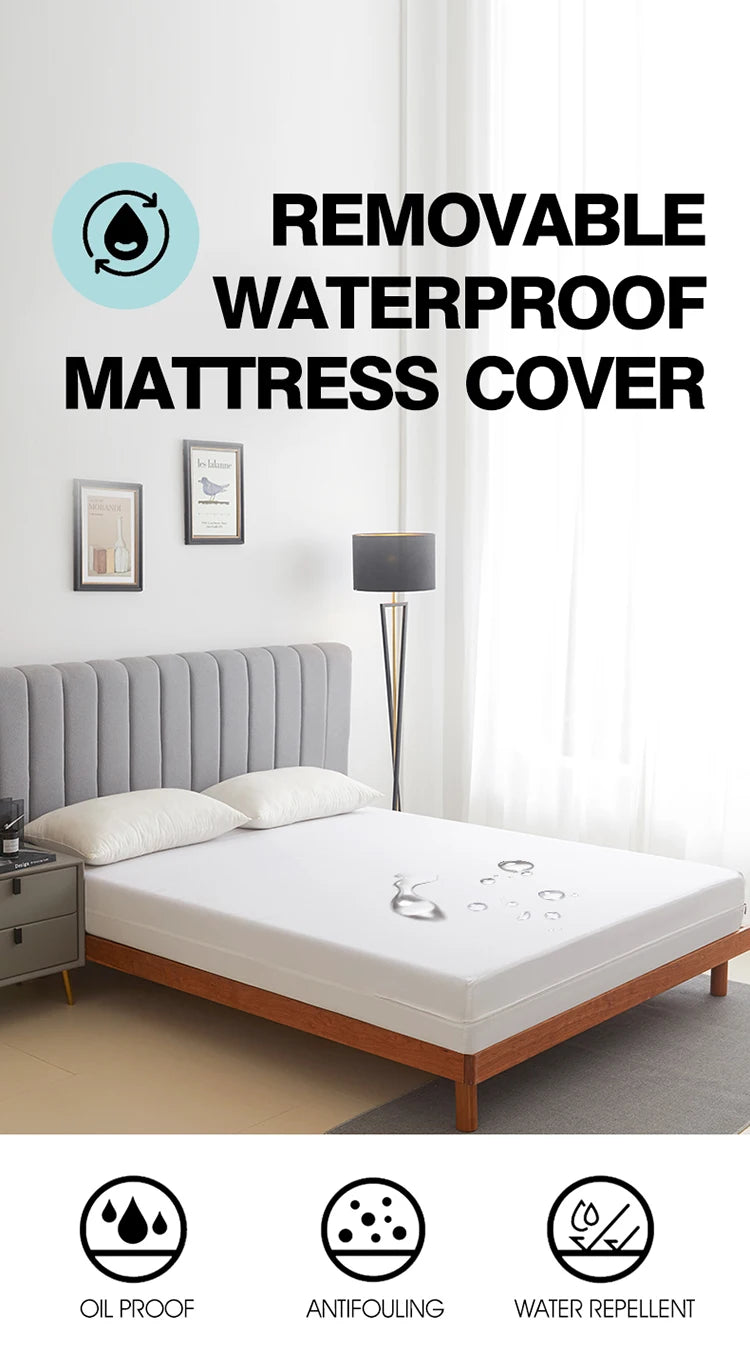 Waterproof Mattress Protector with Zipper