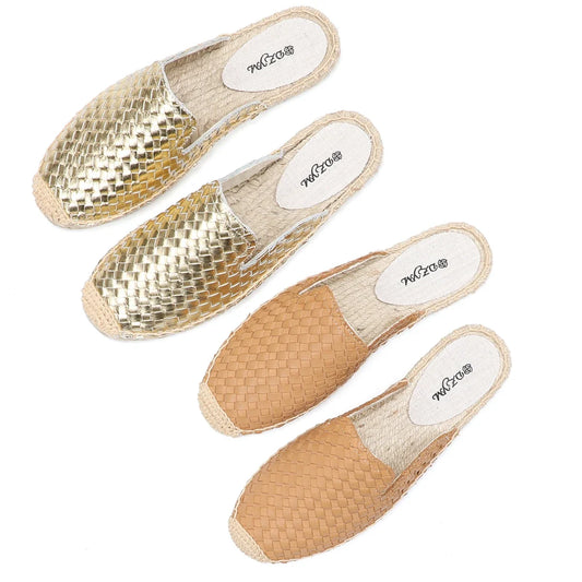 Genuine Leather Summer Flat Mules