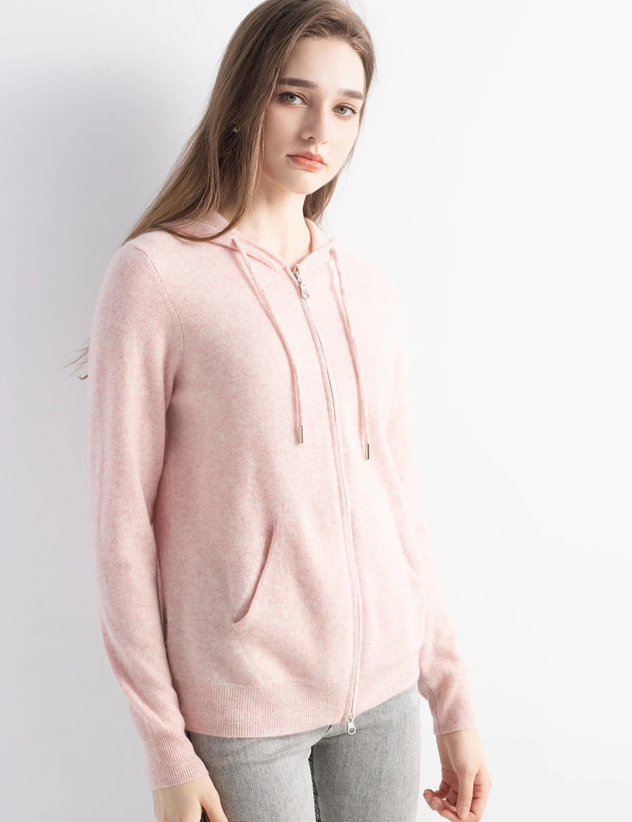 Hooded 100% Cashmere Sweater