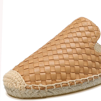 Genuine Leather Summer Flat Mules